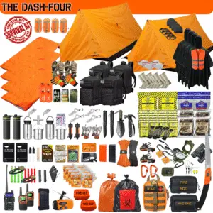 THE DASH-FOUR: Four-Man 72+ Hour Survival Kit