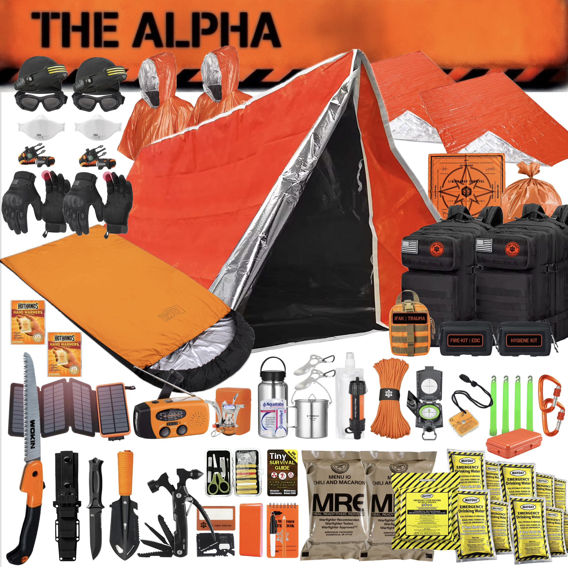 THE ALPHA survival kit BLACK