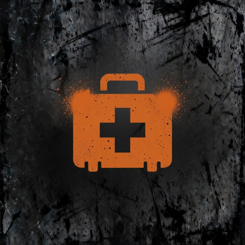 FIRST-AID BUTTON SQUARE