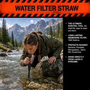 WATER FILTER STRAW HERO