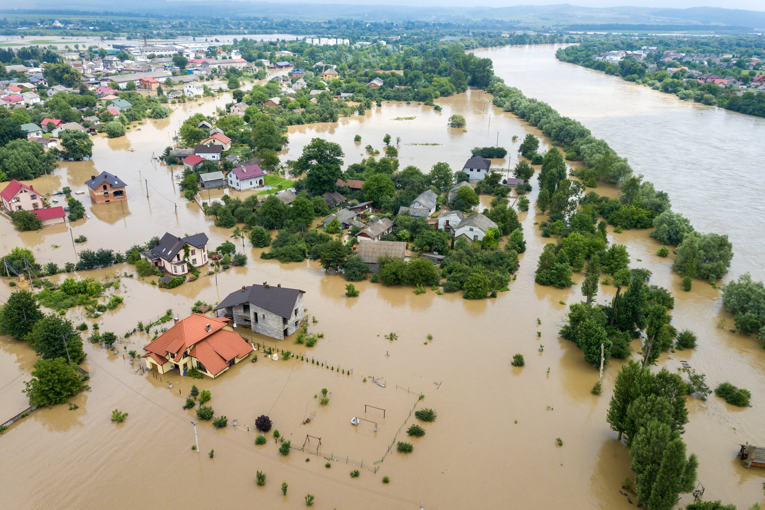 TOWN FLOODED