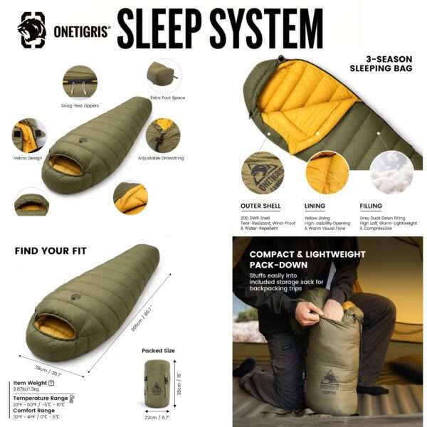SLEEPING BAG ONETIGRIS